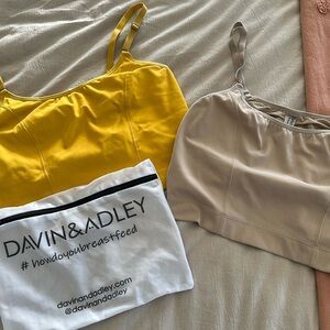 Two Davin and Adley Amelia Pumping & Nursing Crop Cami Large